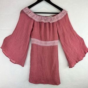 Off the shoulder mini dress, size xs